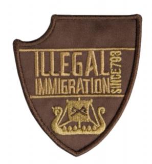 RAGNAR Patch Balder MKI Illegal Immigration Since 793 a.c. Coyote Patch by RAGNAR